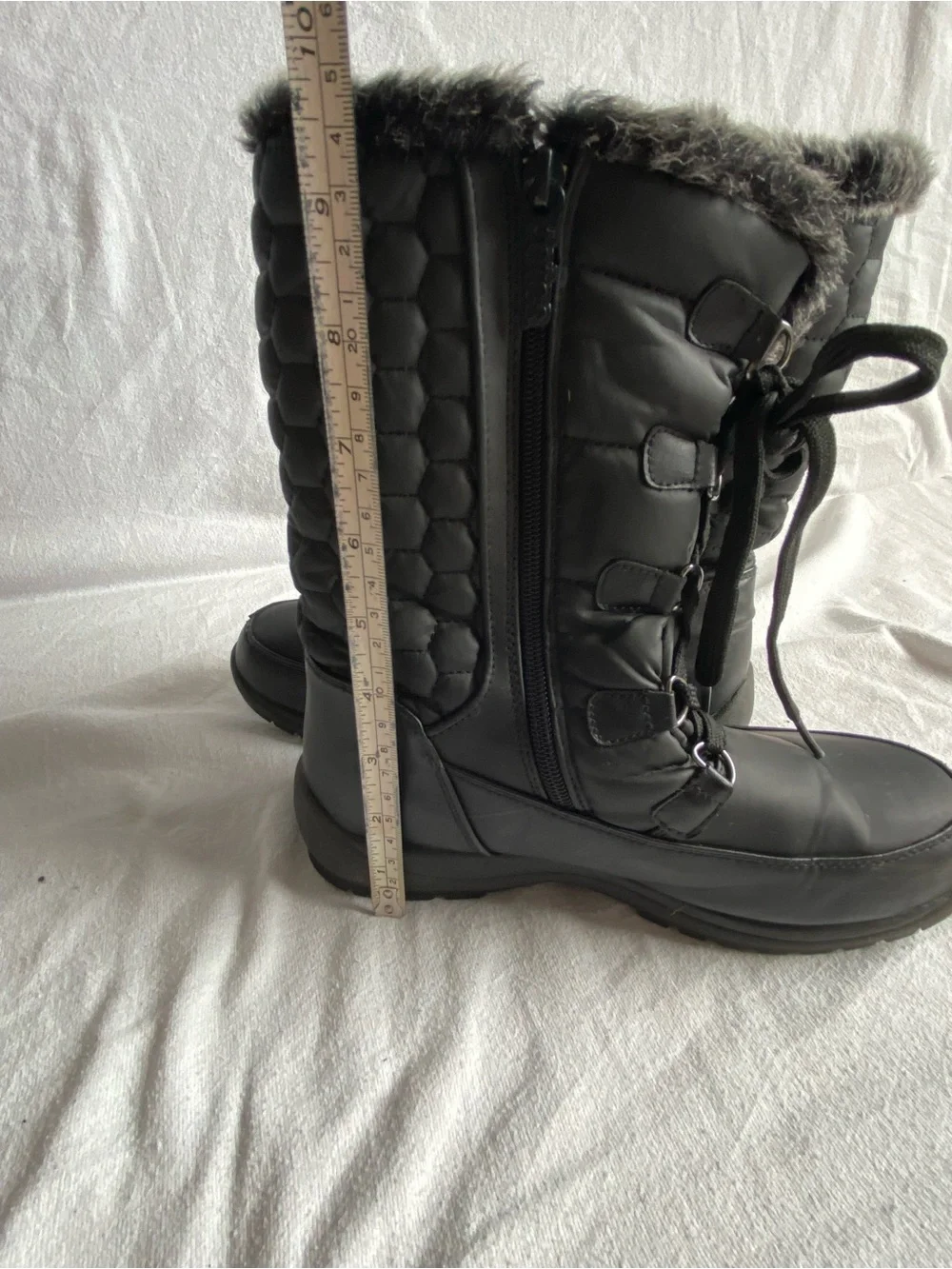 totes trace waterproof boots/winter, rain & snow boots.insulated warm fur-lined